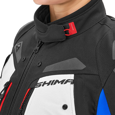 Damska Kurtka Motocyklowa SHIMA DUNE LADY czarny niebieski biały