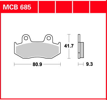 Klocki Hamulcowe TRW MCB685