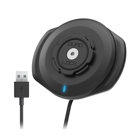 QUAD LOCK WODOODPORNA GŁOWICA Z ŁADOWARKĄ INDUKCYJNĄ NA USB