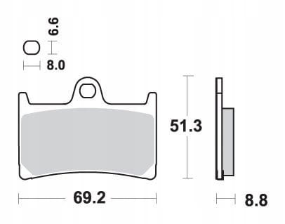 Klocki Hamulcowe SBS 634RST