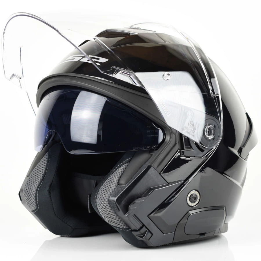 Kask LS2 OF618 VERSO II SOLID Czarny Połysk