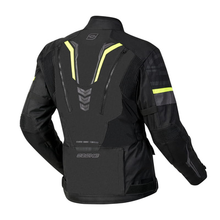 Kurtka Męska Ozone Tour III Black Anthracite Fluo