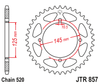 Zębatka Tylna JT JTR857.47