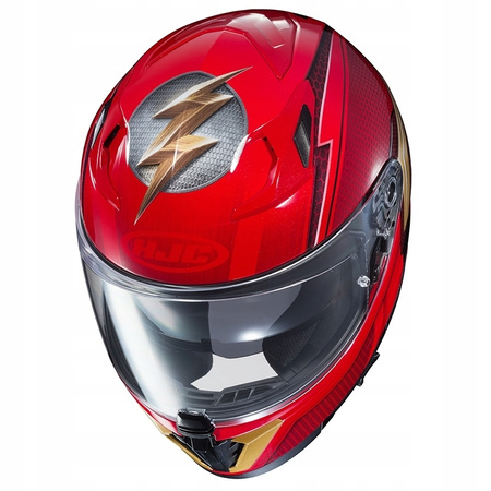 HJC KASK INTEGRALNY I70 THE FLASH DC COMICS RED WADA ODPRYSK LAKIERU M