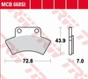 Klocki Hamulcowe TRW MCB668SI