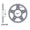 Zębatka Tylna Sunstar Aluminiowa SUNR5-3216-49