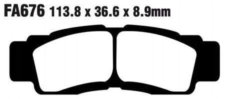 Klocki Hamulcowe EBC FA676TT