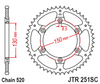 JT ZĘBATKA TYLNA JTR251.48SC