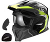Kask Modułowy LS2 OF606 Drifter Trialthy H-V Yellow Black (z Odpinana Szczęką)