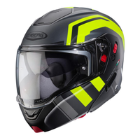 Kask szczękowy CABERG FLIP-UP HORUS X ROAD GREY BLACK YELLOW