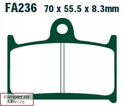 Klocki Hamulcowe EBC FA236HH