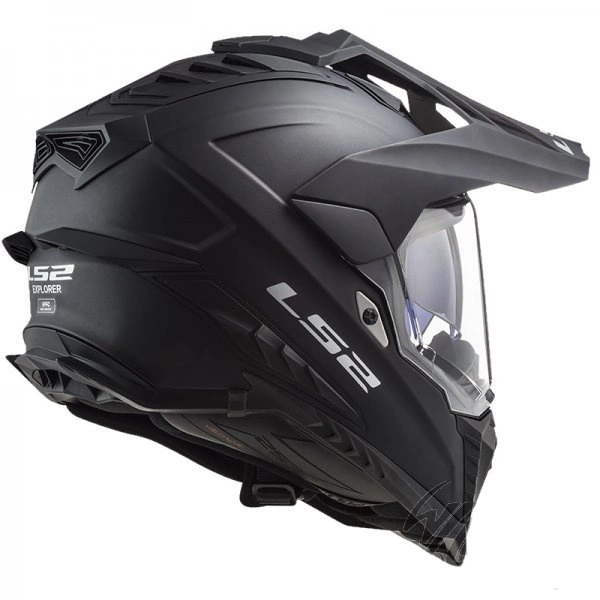 Kask Motocyklowy Enduro LS2 MX701 EXPLORER Czarny Mat