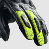 Skórzane rękawice motocyklowe REBELHORN VIPER BLACK GREY FLUO YELLOW