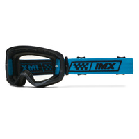 GOGLE IMX ENDURANCE RACE GOG BLACK/BLUE (SZYBA IRIDIUM BLUE + CLEAR)
