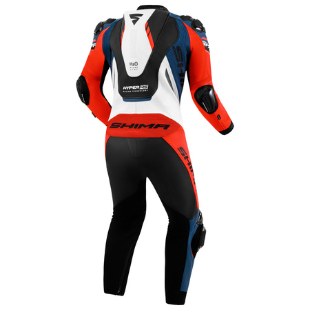 1-częściowy Kombinezon Motocyklowy SHIMA HYPER-RS czarny czerwony niebieski