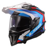 Kask Motocyklowy LS2 MX701 EXPLORER CARBON FRONTIER II BLUE