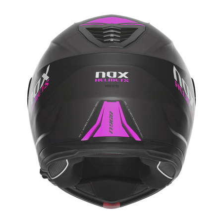Kask Szczękowy Motocyklowy NOX N968 ULTRA BLACK PINK MATT