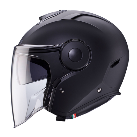Kask otwarty CABERG JET SOHO SOLID BLACK MATT