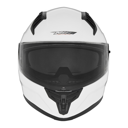 Kask Integralny Motocyklowy NOX N401 SOLID WHITE