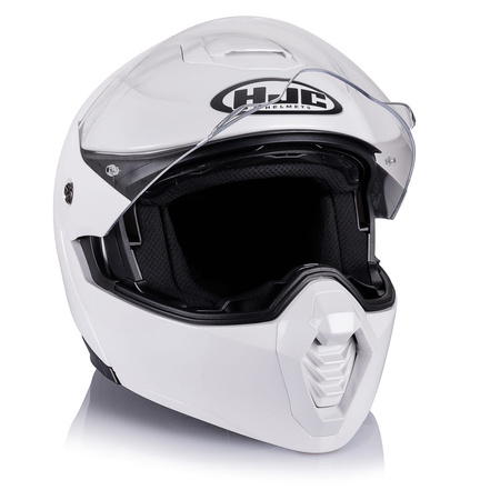 Kask Szczękowy HJC C80 Pearl White