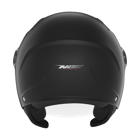 Kask Dziecięcy Otwarty NOX JUNIOR N710 BLACK MATT