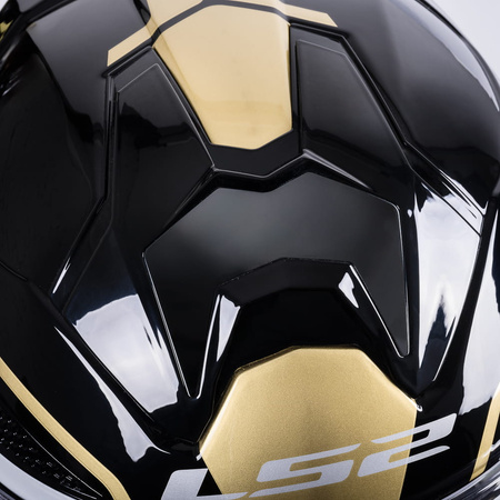 Kask Szczękowy LS2 FF901 Advant X Metryk Gold