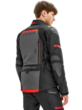 Kurtka Motocyklowa SHIMA DUNE JKT czarny czerwony