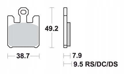 Klocki Hamulcowe SBS 788RST