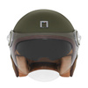 Kask Otwarty Motocyklowy NOX NP105 HERITAGE LEATHER KHAKI BROWN