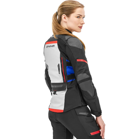 Damska Kurtka Motocyklowa SHIMA DUNE LADY czarny niebieski biały