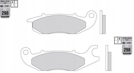 Klocki Hamulcowe Galfer FD298G1054