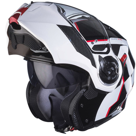 Kask Szczękowy Caberg Duke Evo Black White