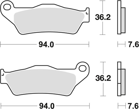 Klocki Hamulcowe TRW MCB648RSI