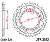 Zębatka Tylna JT JTR2012.42