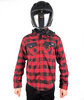 Koszula Motocyklowa WOLF LS02 HOOD RED
