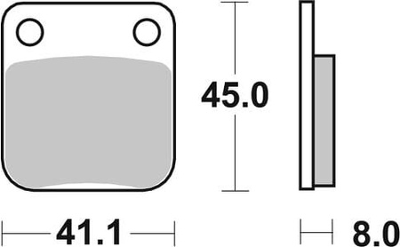 Klocki Hamulcowe SBS 100HF