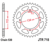 Zębatka Tylna JT JTR718.48