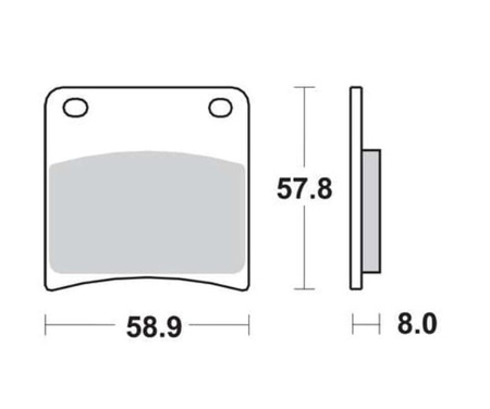 Klocki Hamulcowe TRW MCB591SH