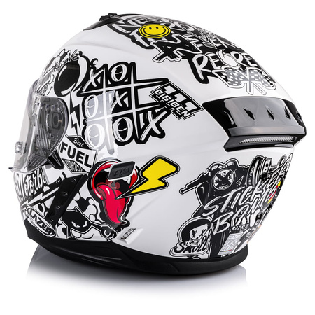 Kask Integralny Lazer Rafale Evo Stickerbomb