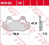 Klocki Hamulcowe TRW MCB822SV