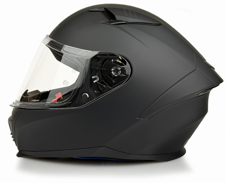 Kask Młodzieżowy Apex FI100 JNR SOLID MATT czarny matowy