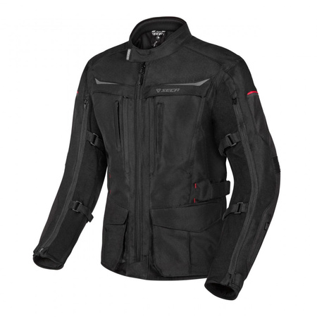 Tekstylna Kurtka Motocyklowa SECA DISCOVERY BLACK