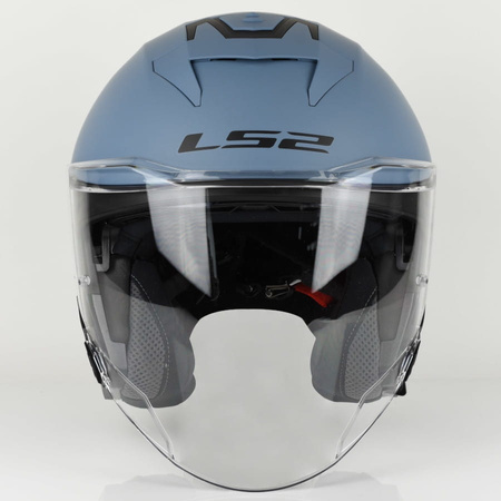 Kask Motocyklowy Otwarty LS2 OF618 VERSO II SOLID MISTY BLUE