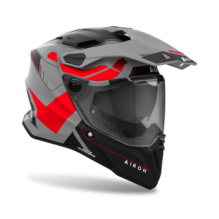 Kask Integralny AIROH COMMANDER 2 REVEAL RED FLUO MATT