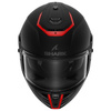 Kask Integralny Shark Spartan RS Blank SP Black Red Matt