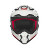 Kask Off-roadowy Motocyklowy NOX N634 GRADIANT WHITE RED BLACK