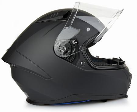 Kask Młodzieżowy Apex FI100 JNR SOLID MATT czarny matowy