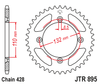 Zębatka Tylna JT JTR895.49