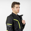 Męska Kurtka Motocyklowa Ozone Sahara Black Fluo
