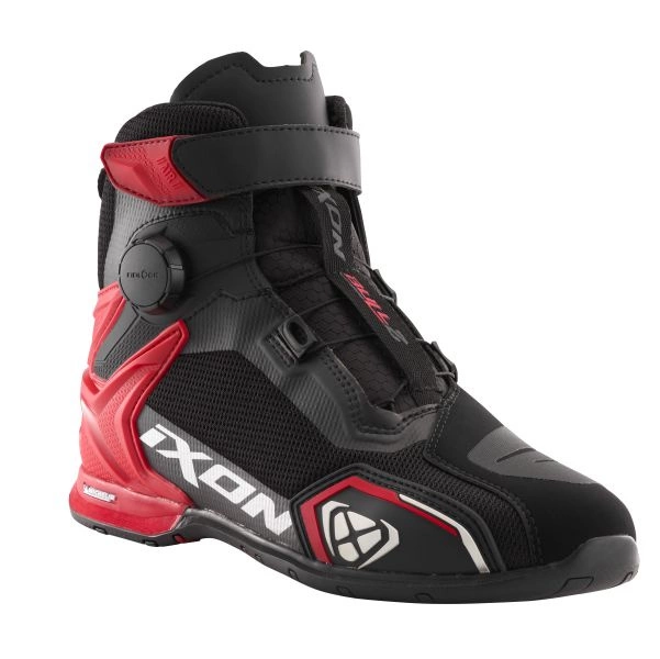 Buty IXON BULL 2 AIR CZARNE CZERWONE BIAŁE
